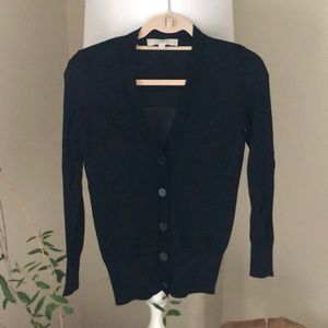 Black cardigan